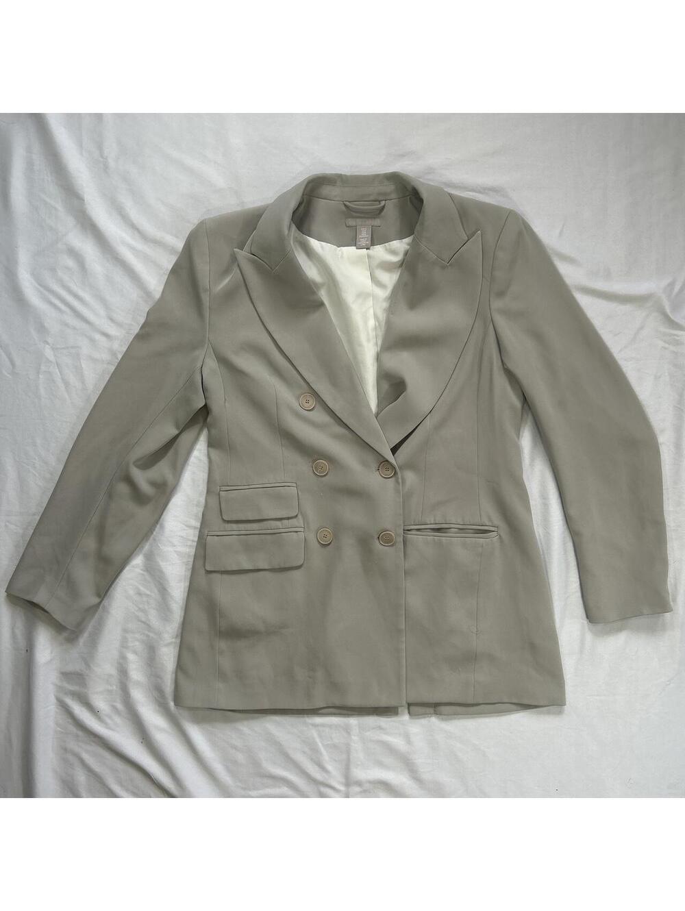 H&M Women's Grey/Tan Jacket